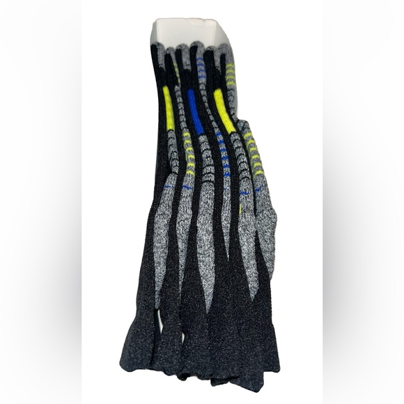 Champion Crew Sock 3 Pair Men’s 6-12 Black Gray Blue w Logo Cushioned NEW $18 - Picture 6 of 11
